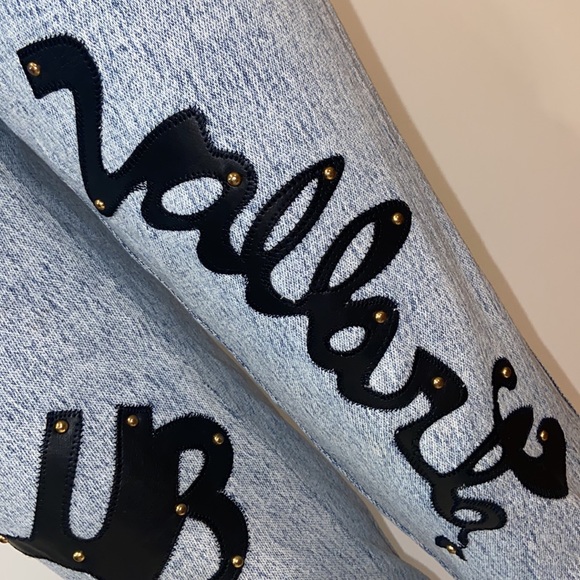 80s Vintage High-Rise Leather Heart Jeans - Picture 6 of 12